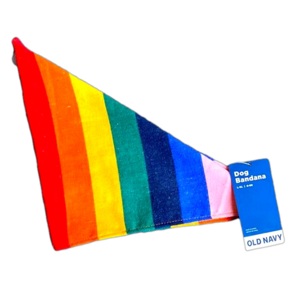 Dog Bandana Rainbow Gay Pride Design - Brand New